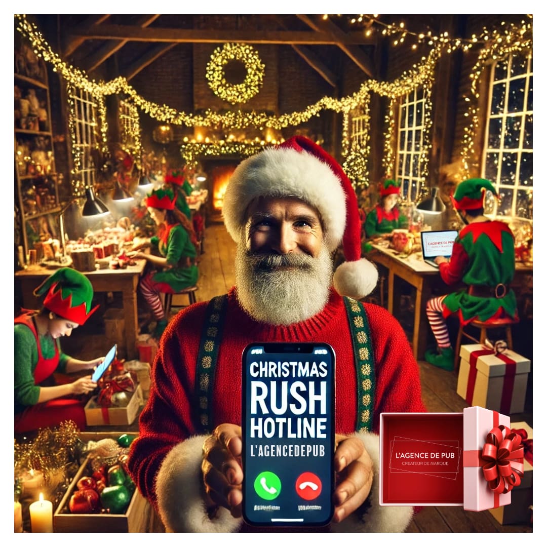 Le Rush de Noël 2024 Xmas rush - Christmas - L'AGENCE DE PUB