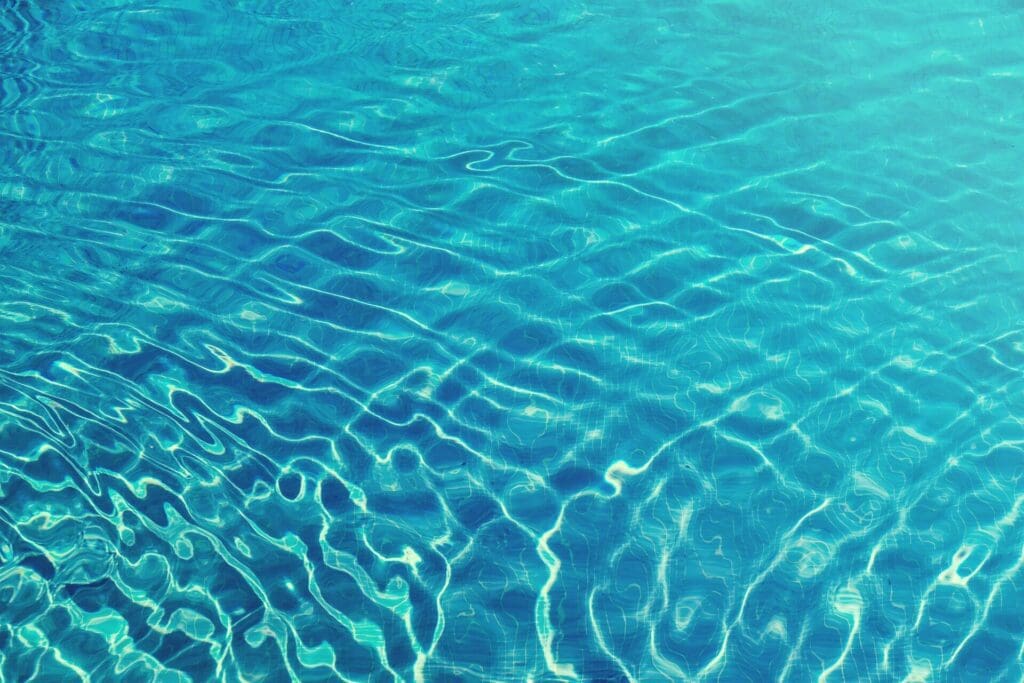 Visual of water in a turquoise sea.