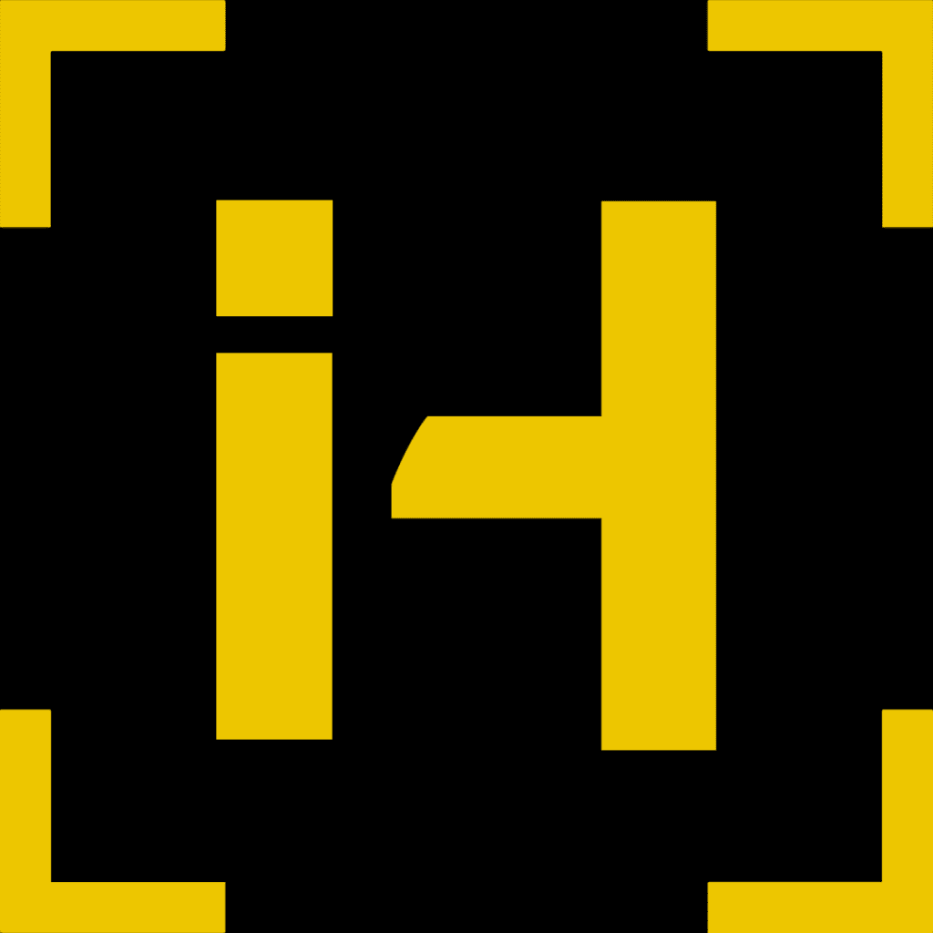 Logo brand ID [IH] Invest-Hunter by L AGENCE DE PUB