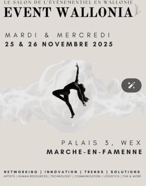 Invitation: Event Wallonia - WEX - Le salon de l’événementiel en Wallonie.